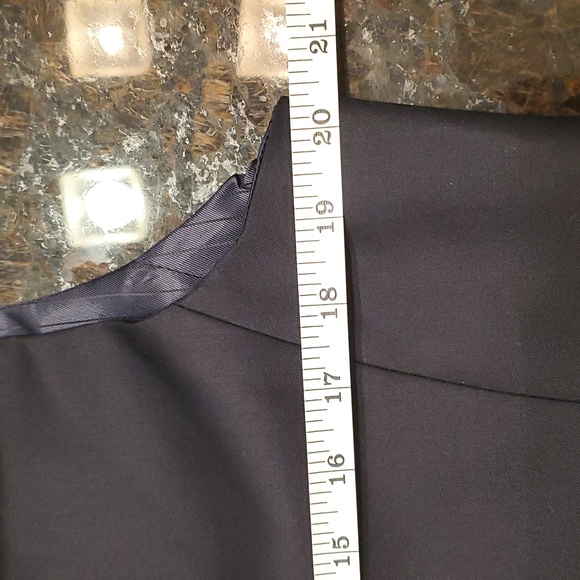 Navy Button-Up Vest - Picture 7 of 10